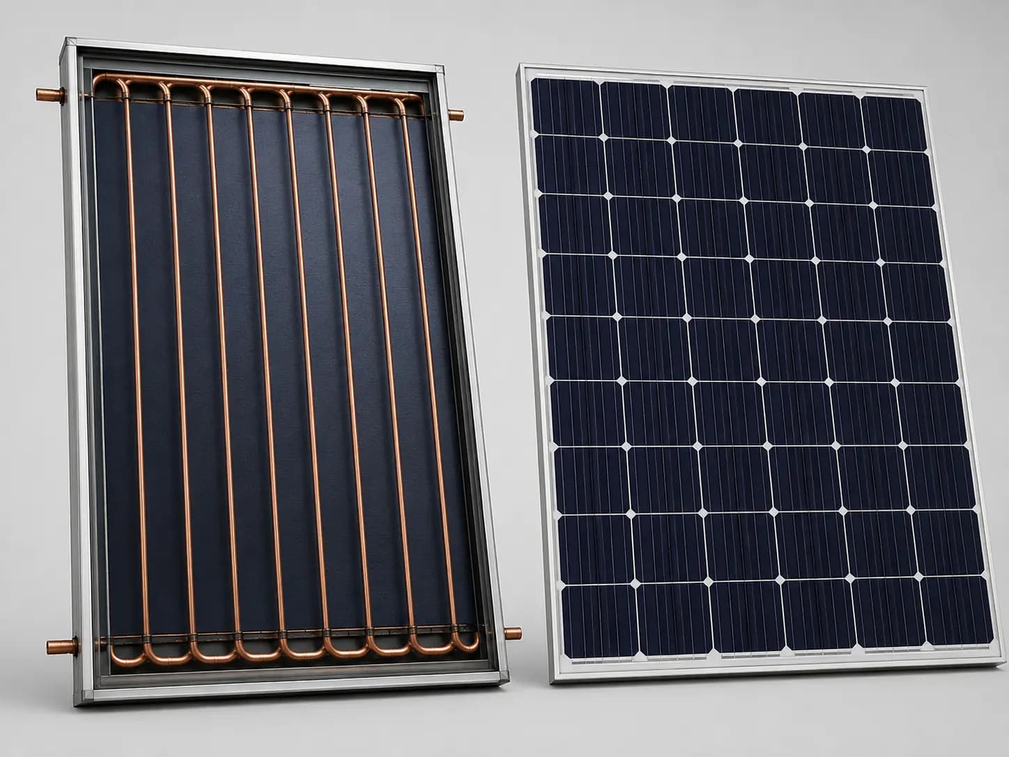 Comparativa entre colectores solares térmicos y placas fotovoltaicas en cubierta
